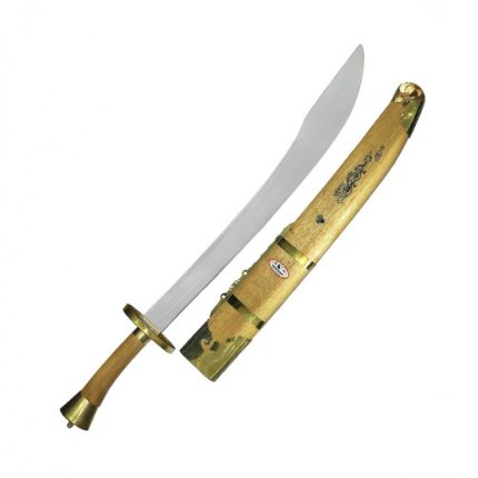 شمشیر دایو با غلاف طلایی