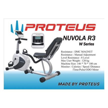 دوچرخه ثابت خانگی پشتی دار پروتئوس مدل NUVOLA-R3  S NEW - Image 4