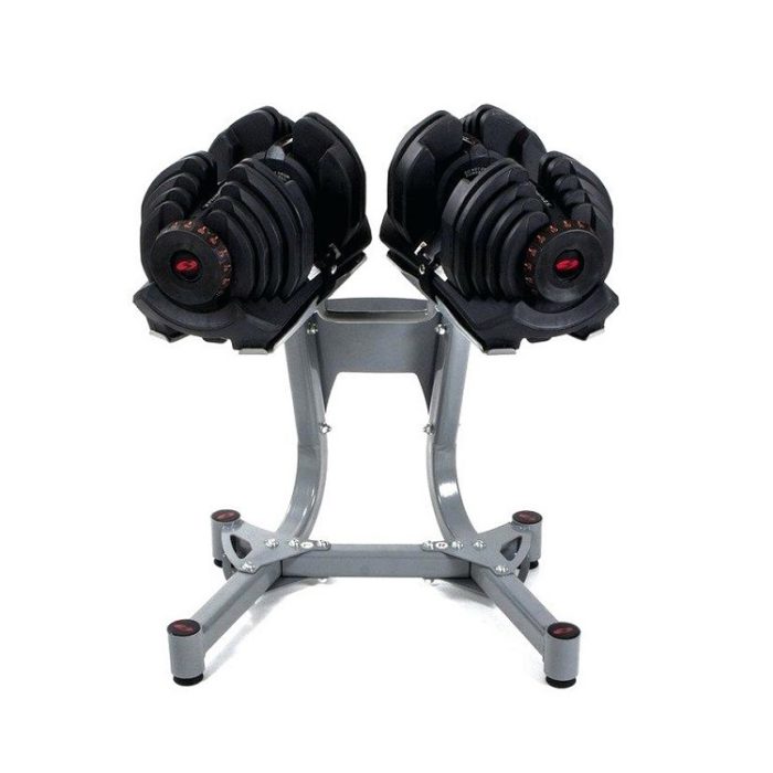 دمبل متغیر طرح بوفلکس با پایه برند yala BOWFLEX