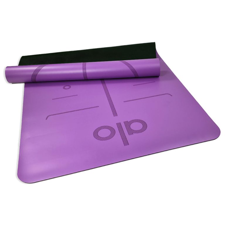 alo-3-768x768 مت یوگا PU طرح alo بنفش همراه با کاور - Image 1