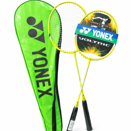 راکت بدمینتون YONEX VOLTRIC  کد 3382 با کاور بسته دو عددی - Image 4