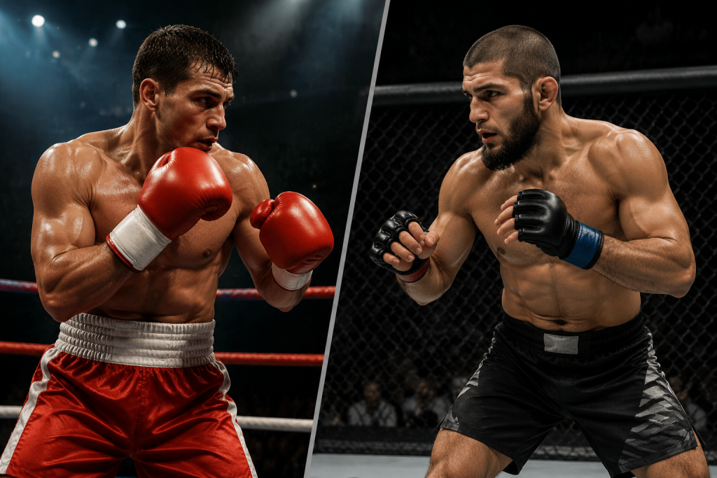 تفاوت بوکس و MMA در یک نگاه